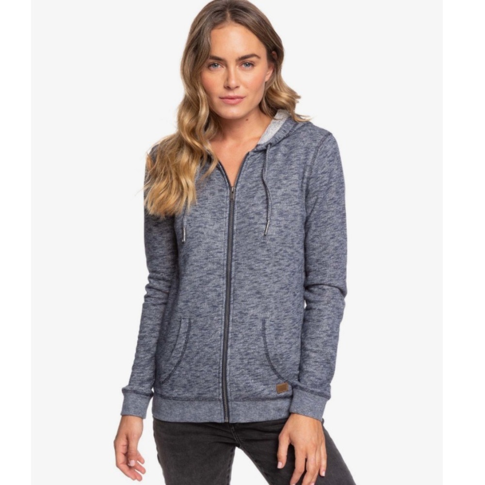 Roxy Women’s Cozy Zip Hoodie TAN